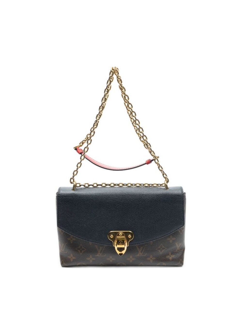 Louis Vuitton Saint Placide Brown Black Monogram Canvas Shoulder Bag